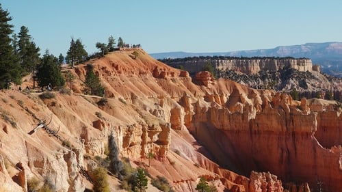 Stunning views overlook the unique rock formations and vibrant colors of the Bryce Canyon landscape