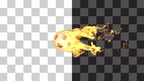 Fire Soccer Ball Alpha