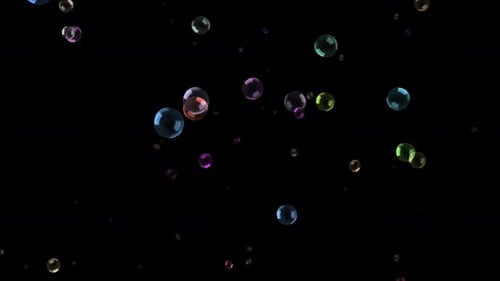 Abstract Multi color air Water soap bubble