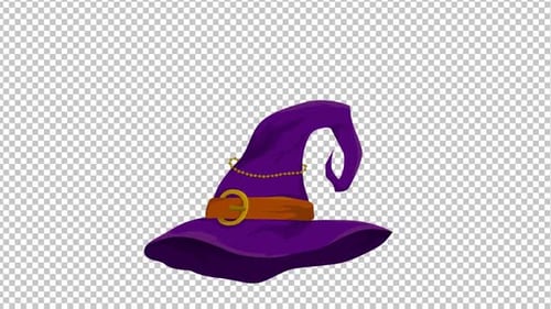 Halloween Hat Animation Alpha Channel 1080p