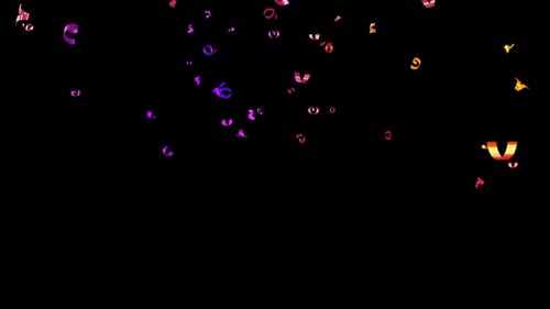 Feierliche Konfetti-Explosionsanimation auf transparentem Hintergrund