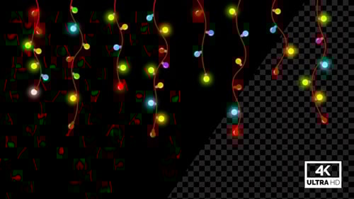 Christmas Lights Frame Alpha Loop V3