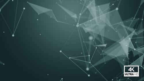 Abstract Plexus Network Loop Background Animation