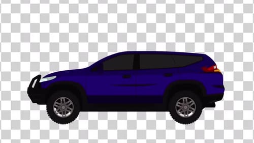 Suv Movement Alpha Channel