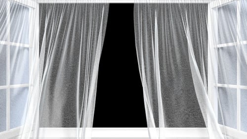 Sheer Curtains Window Frame Reveal