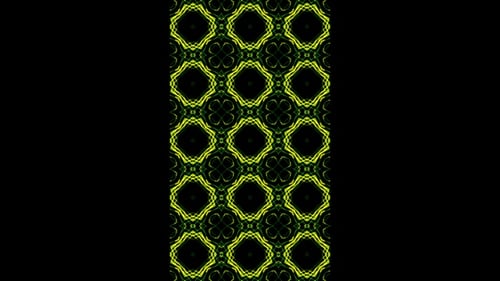 Vertical Abstract Colorful Kaleidoscope VJ Loop V3