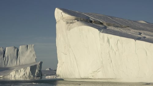 Icebergs. Wonders of nature. Iceberg from melting glacier in Antarctica. Global Climate Warming.