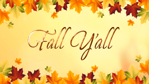 Metallic Liquid Text Animation: Fall Y'all