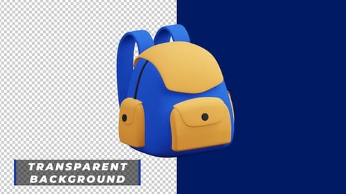 Schulranzen-Animation in 3D