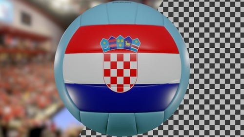 Volleyball Spinning Croatia | UHD | 60fps