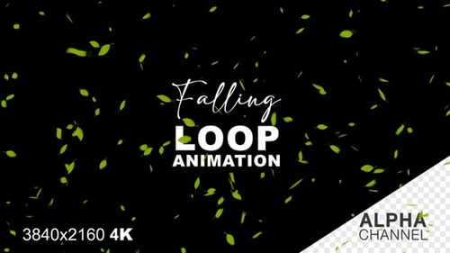 Autumn Leaves. Autumn Leaf Particles. Green Leaves Particle