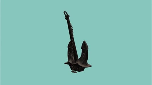 Rotating 3D Anchor with Chain Loop