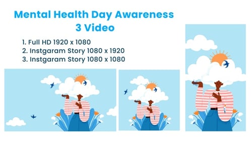 Modern Illustrated Animation for Mental Health Awareness
