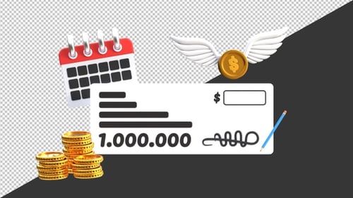 3D Paycheck | Alpha Channel