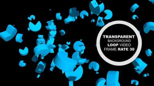 Bildform-Hintergrund Loop Alpha
