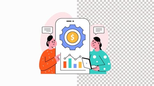 Cost Management Animation Alpha Channel