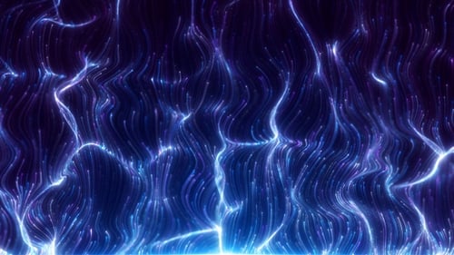 Blue Stream Lines Flow