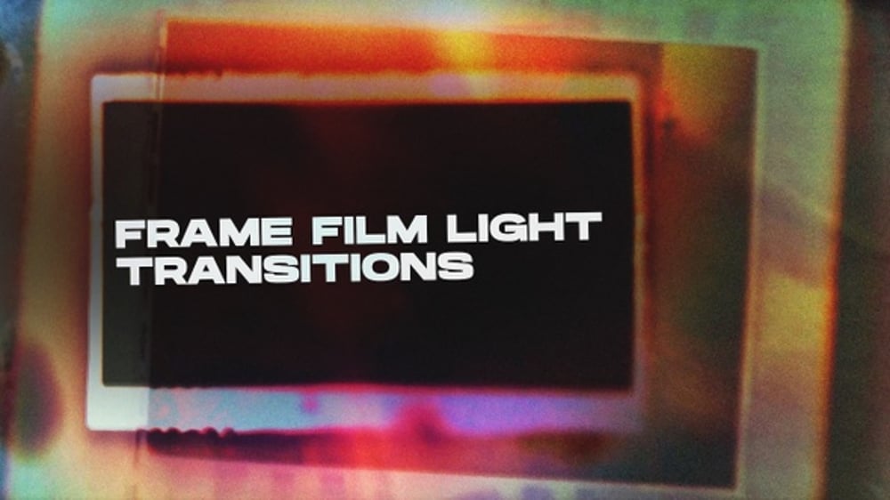 Retro Film Frame Light Transitions and Analog Film Effects, Transitions ...