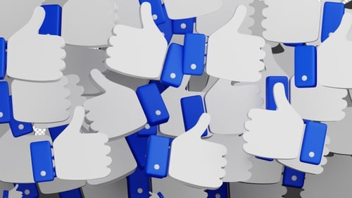 3D Animation of Facebook Like Transitions | Alpha Channel