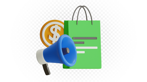 Animated 3D E-commerce Marketing Icon Set