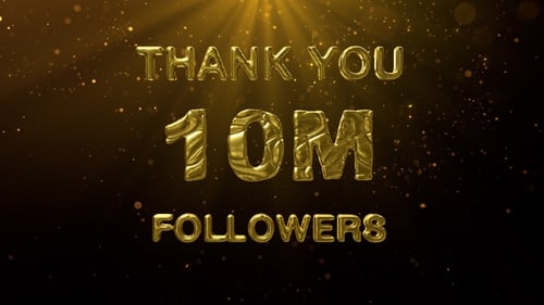 10M Followers Celebration Greeting