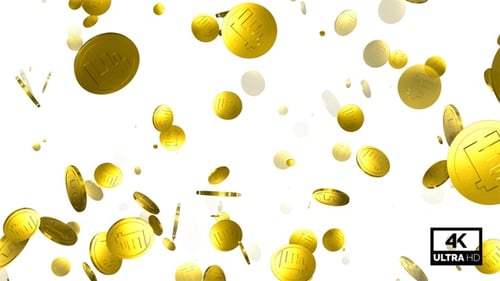 Franc Gold Coin Flying Alpha Loop V5