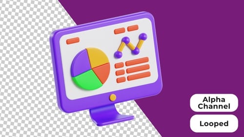 Animierte 3D-Online-Analyse | Alpha Channel