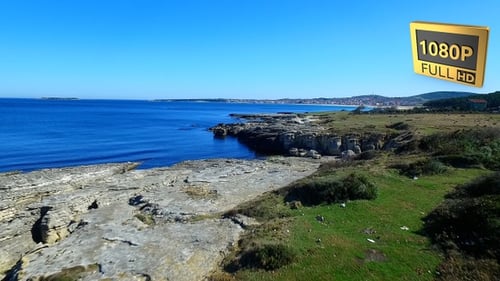 Aerial Rock And Sea 58