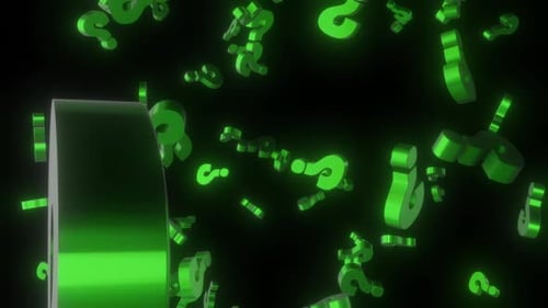 Falling Questionmarks