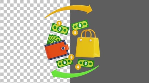 3D Daily Cash Flow | Alpha Channel