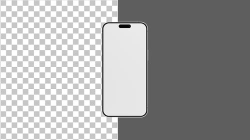 3D Phone 17 Pro Max | Alpha Channel