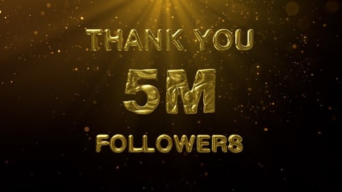 5M Followers Celebration Greeting
