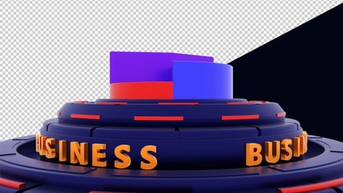 Business Transparent Background Loop V1