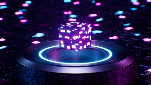 Sci Fi Cube Superconductor Vj Loop