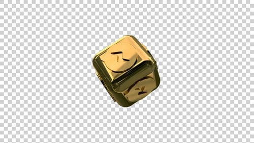 Golden Messenger Icon On 3D Box