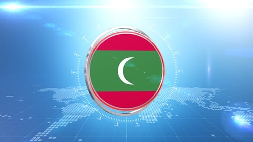 Futuristic 3D Circular Reveal for Broadcast or Events