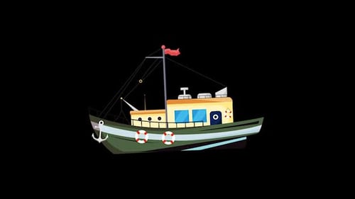 Boat Floats v2 - 4k