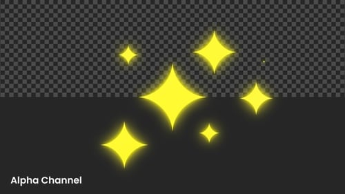 Yellow Twinkle Stars