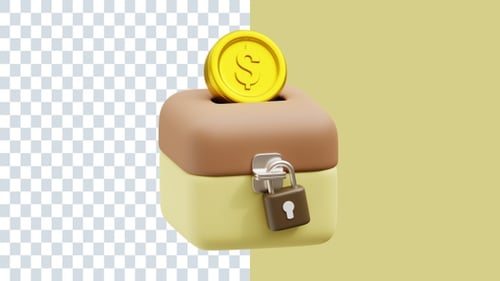 Charity Box 3D Animations | Alpha Channel