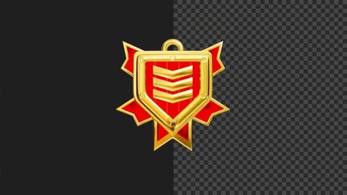 3D Game Badge Third Stage Animation