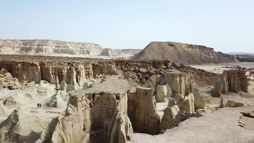 Beautiful nature. Desert. Ecological environment. Global warming. Aerial view. Beautiful landscape.