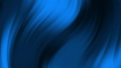 Seamless Blue Fluid Waves Abstract Motion Background Loop