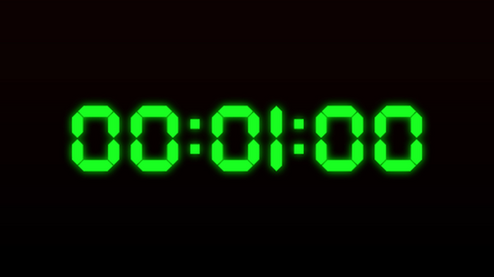 Modern Digital Countdown Timer with Progress Bar, Infographics Motion ...