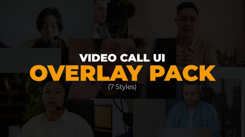 Video Call UI Overlay Pack