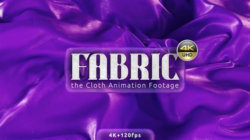 4K Flowing Fabric Animation - 120FPS Background #21