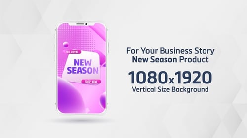 Vibrant Abstract Geometric New Season Sale Promotion