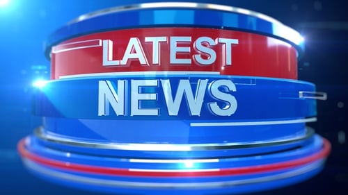 Futuristic Broadcast News Title Reveal