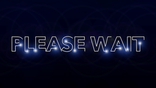 Please Wait Text Animation 1