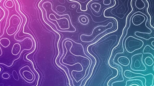 Abstract Blue Gray Topographic Flow Background