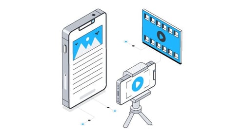 Grabación de vídeo Animación isométrica Canal alfa